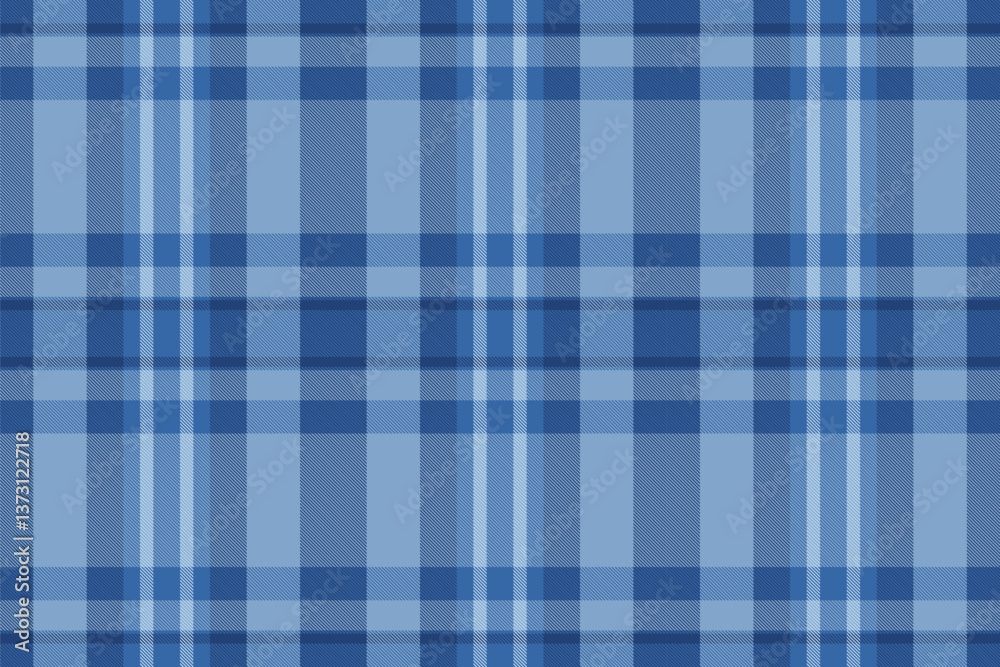 Official fabric plaid background, decorating pattern texture textile. Smooth check seamless tartan vector in blue and light colors. Official fabric plaid background, decorating pattern texture textile. Smooth check seamless tartan vector in blue and light colors.