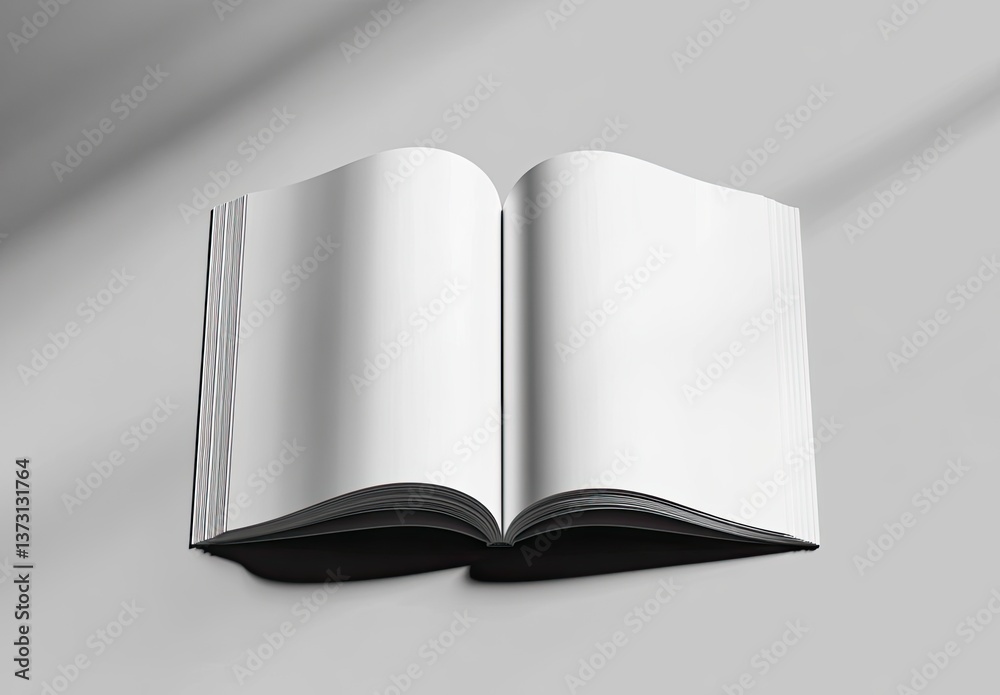 Open book, blank pages (1) Open book, blank pages (1)