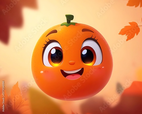 Cute Orange Autumn Image photo