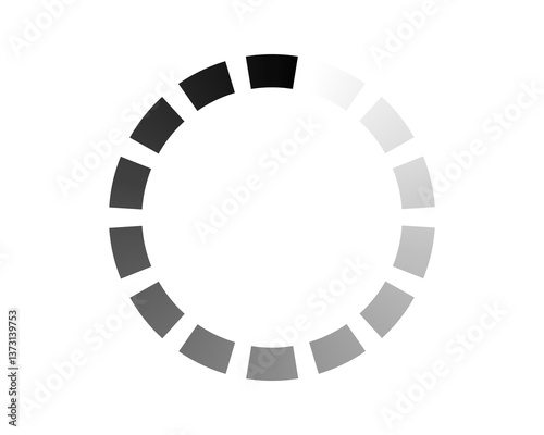 Loading bar status icon. Vector illustration. Vector loaded icons. Download progress. Donload or Upload.