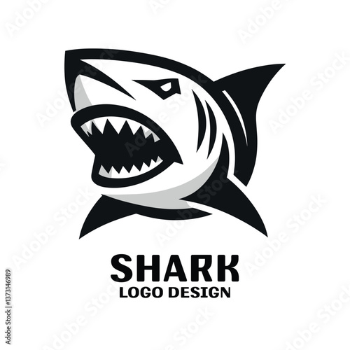 Shark Vector Logo Design