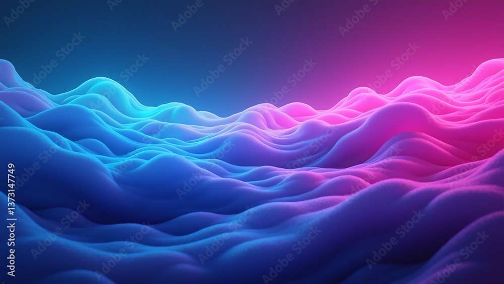 Fototapeta premium abstract purple blue neon background