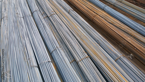 Armature stacked in warehouse