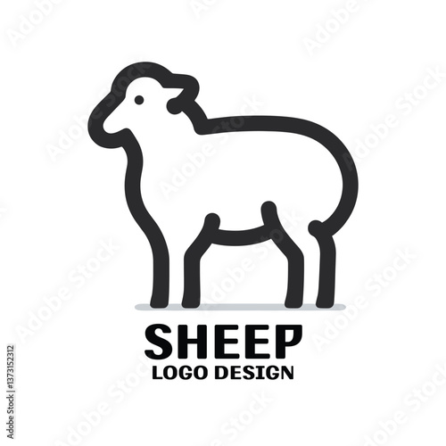 Sheep Vector Logo Design