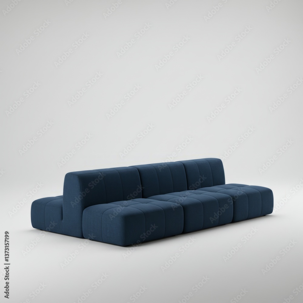 Fototapeta premium sofa on a white background