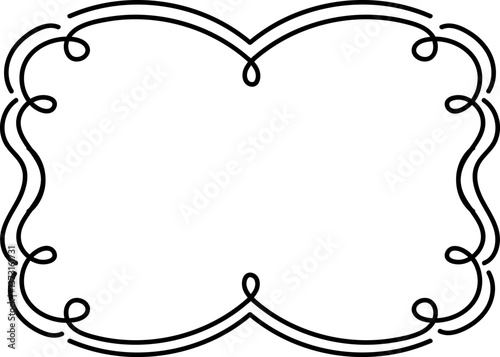 Elegant Ornate Frame Lined