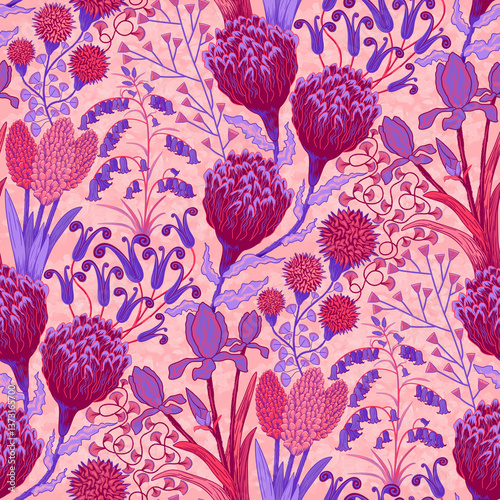 Floral Block Print Visions