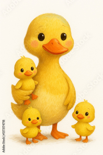 duck and ducklings