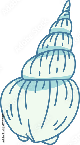 Spiral Seashell Drawing