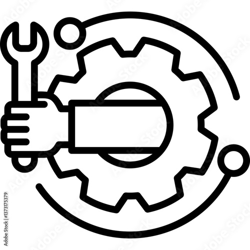 Technical line icon