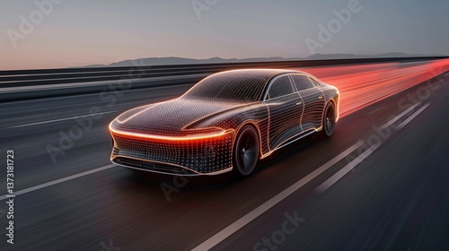 Advanced vehicle diagnostics with LED lighting system testing, automotive innovation and sustainable transportation