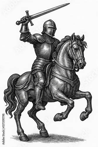knight on horse