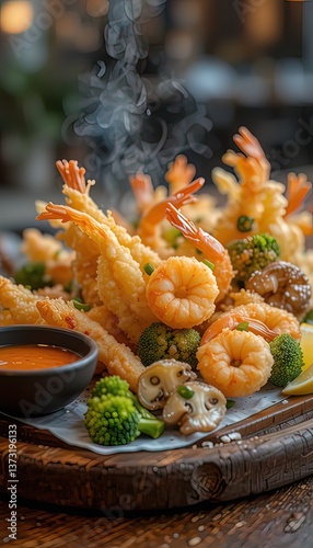 Golden Tempura Delight – Crispy Shrimp and Vegetables