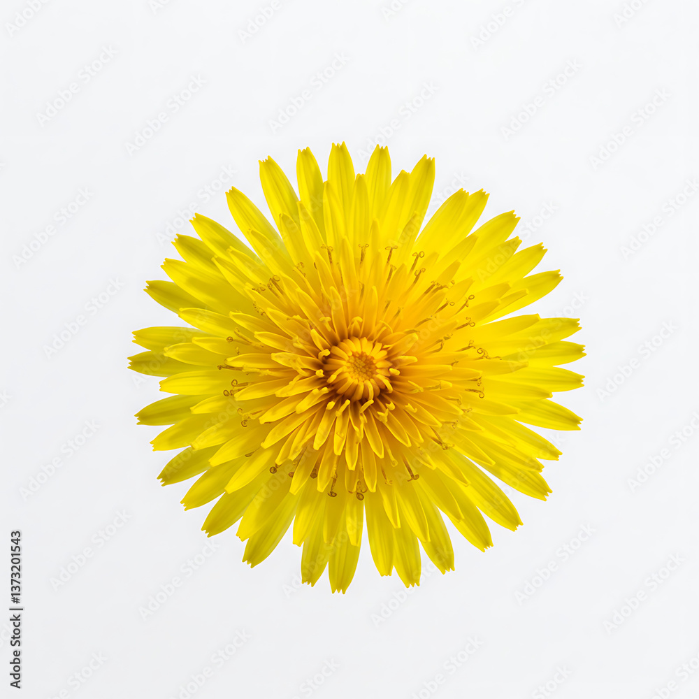 Vibrant Yellow Dandelion Flower Close-Up Photography Vibrant Yellow Dandelion Flower Close-Up Photography