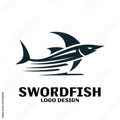 Swordfish Vector Logo Design