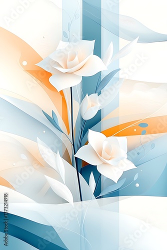 Floral Art Deco Design