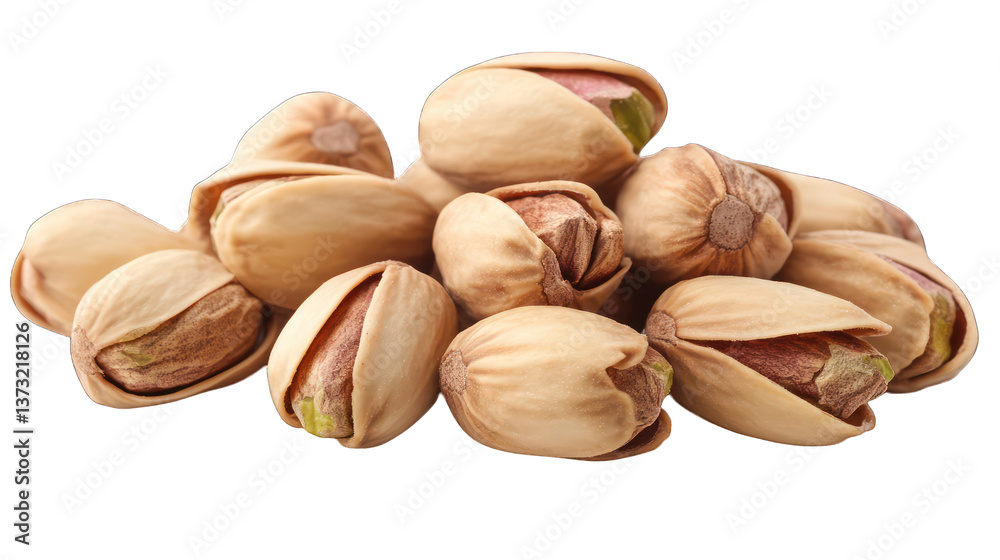 Pistachios isolated on a white background Pistachios isolated on a white background