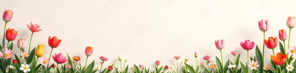 Fototapeta premium Pastel eggshell border, vibrant spring colors, colorful, purple, design