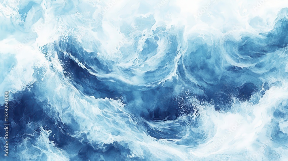 Fototapeta premium Dynamic Ocean Wave Patterns