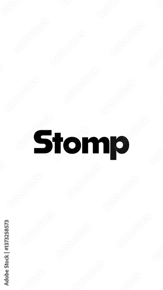 Vertical Stomp Opener Stock Template | Adobe Stock