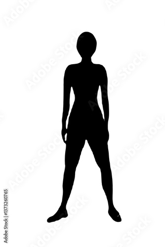black vector image silhouette modern yoga exercises, beauty, body line art. For use as a brochure template or for use in web design.