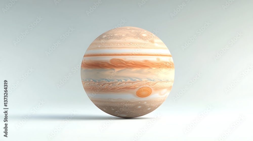 Naklejka premium Jupiter Planet 3D Model (1)