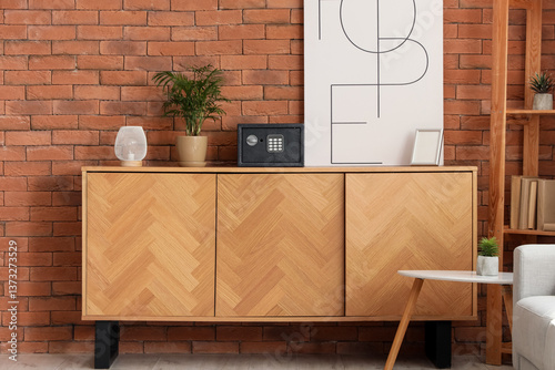 Interior of living room wit...