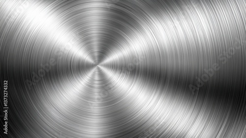 blurry shiny radial aluminum metal grainy noise texture circular brushed silver metallic abstract background