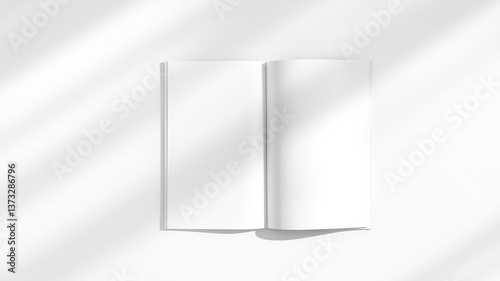 Modern 8.5x11 Magazine Mockup - Blank Design Template