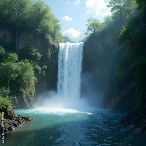 waterfall in the forest