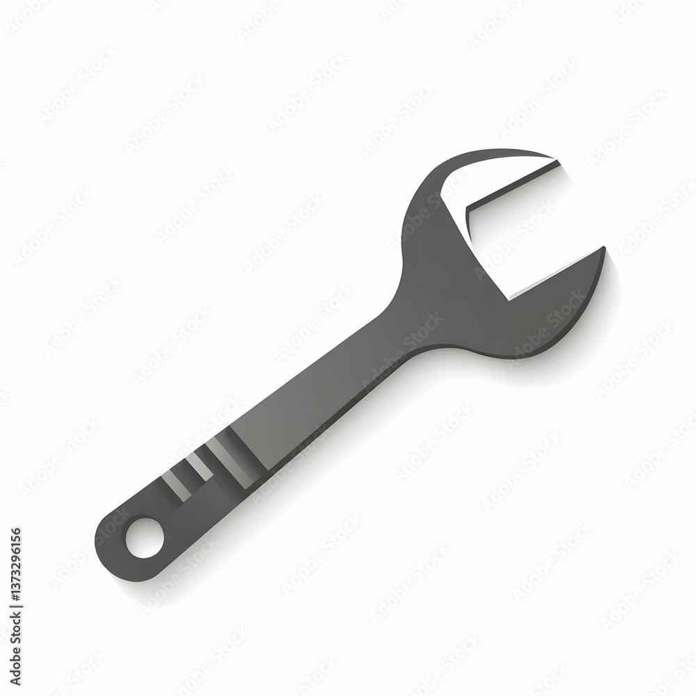 A close-up of a sturdy black adjustable wrench, perfect for mechanical and DIY tasks showcasing precision and functionality. A close-up of a sturdy black adjustable wrench, perfect for mechanical and DIY tasks showcasing precision and functionality.