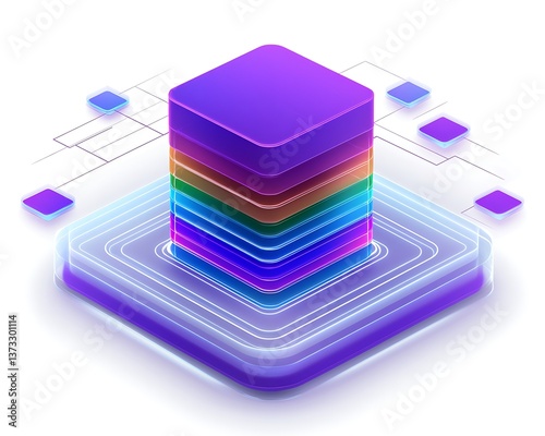 Layered Data Cube with Network, and Abstract.