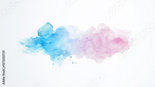 Abstract Watercolor Splash:...