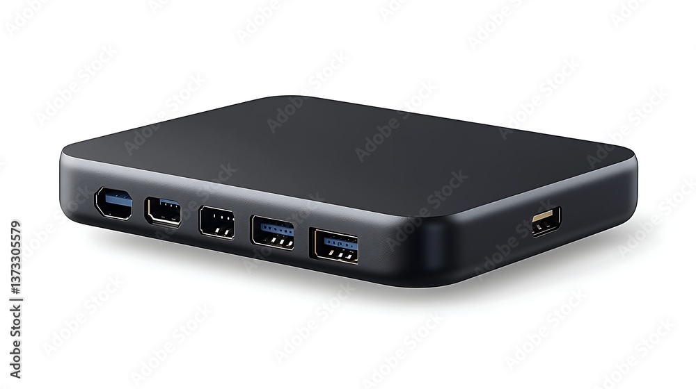 Minimalist Gadget with HDMI Input and Mini DisplayPort Output