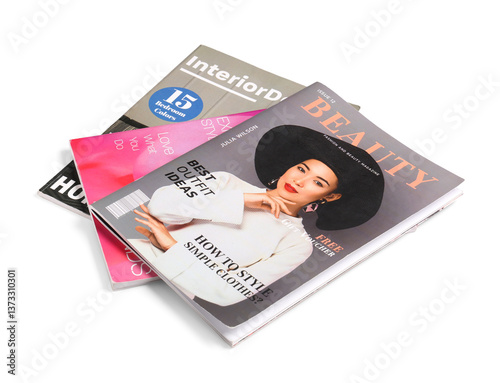 Many different magazines is...