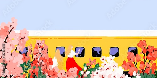 A vibrant illustration of a...
