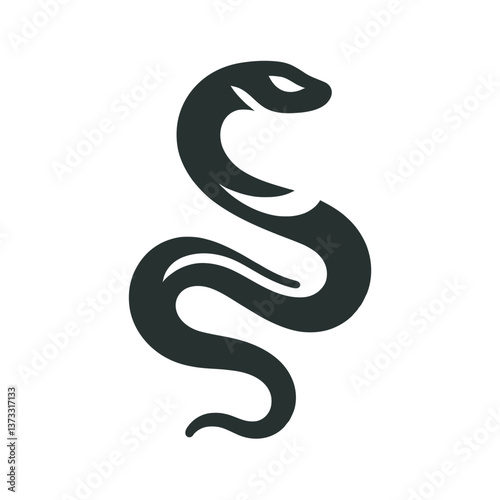 Wallpaper Mural black and white snake symbol Torontodigital.ca