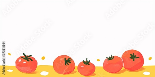 Fresh tomatoes arranged in ...