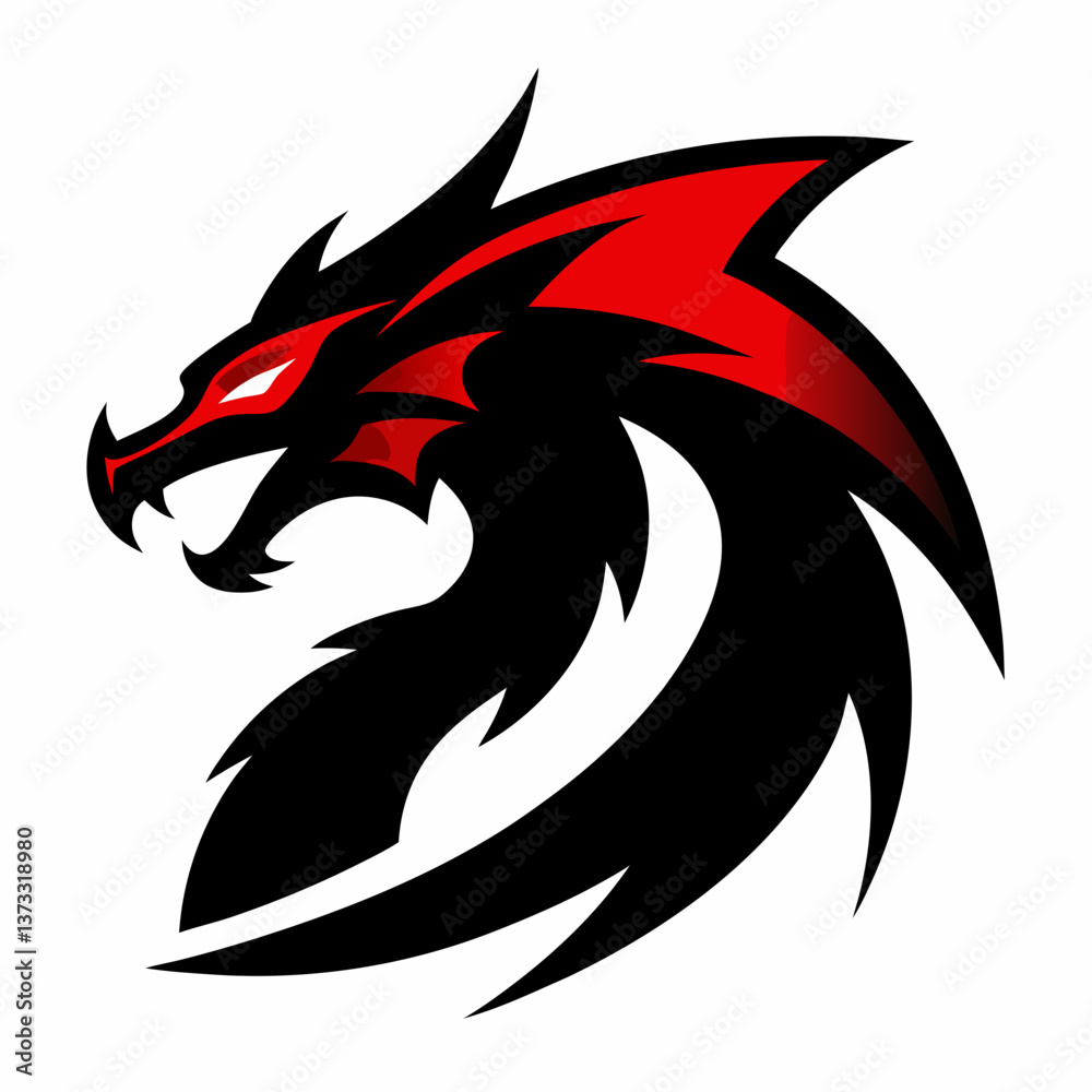 vector dragon logo template vector dragon logo template
