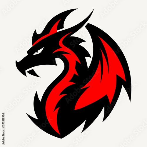 Wallpaper Mural vector dragon logo template Torontodigital.ca