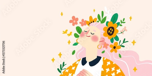 A woman finds peace amidst ...