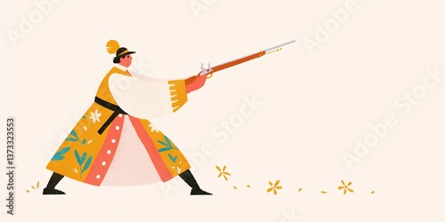 An artistic illustration ca...