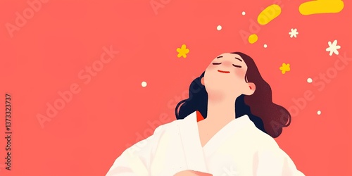 A woman finds inner peace a...