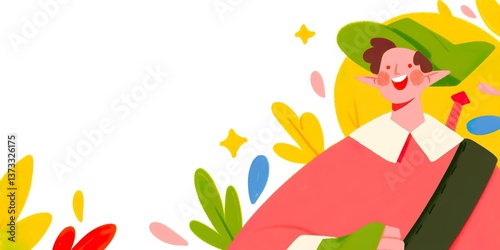 A charming character with a...