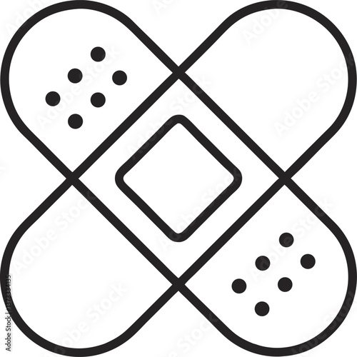 first aid bandage icon