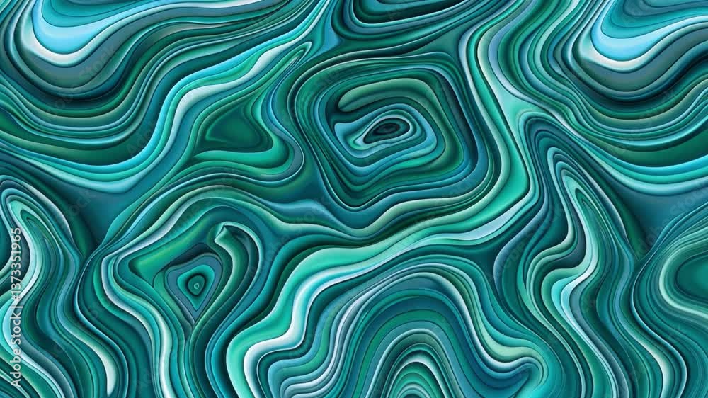 Mesmerizing abstract design with fluid, wavy patterns in shades of teal and green, creating smooth texture that evokes tranquility and depth, inviting exploration and serenity. Mesmerizing abstract design with fluid, wavy patterns in shades of teal and green, creating smooth texture that evokes tranquility and depth, inviting exploration and serenity.