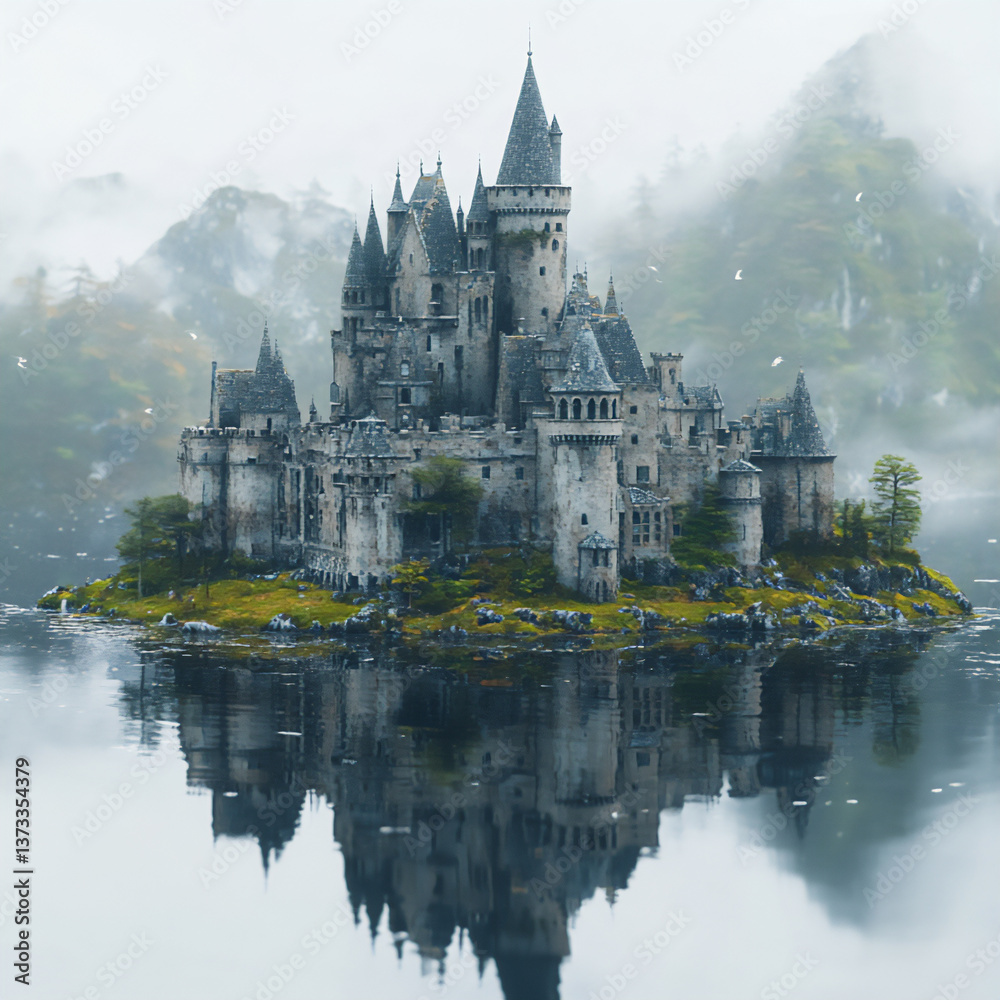 custom made wallpaper toronto digital medieval metaverse,