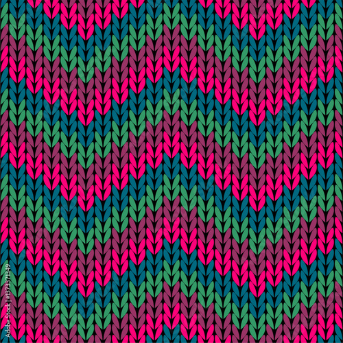 Knitted background pattern wallpaper knitting decorative print handmade textile knitting handiwork	