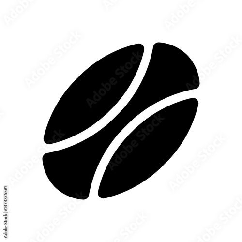 American football or rugby icon vector on blank background