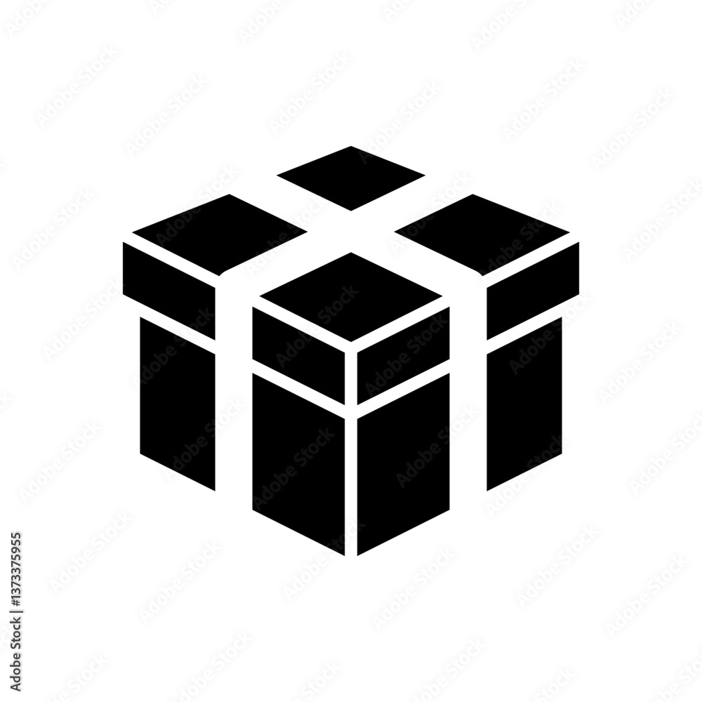 Gift Box icon vector illustration blank background
Gift Box icon vector illustration blank background